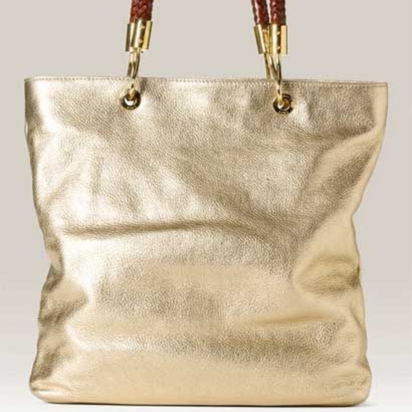 Michael Kors Skorpios Tote Woven Braided Bag - Picture 2 of 7